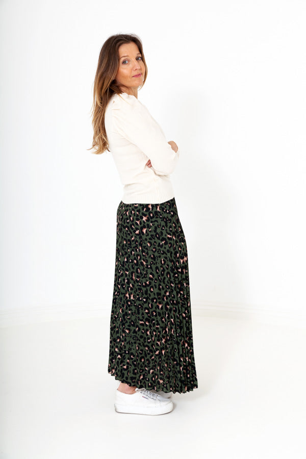 Large Leopard Print Skirt - Bird of Paradise London