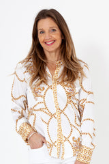 Versace Style Shirt - Bird of Paradise London