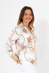 Versace Style Shirt - Bird of Paradise London