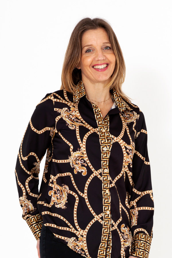 Versace Style Shirt - Bird of Paradise London
