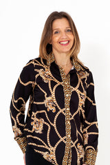 Versace Style Shirt - Bird of Paradise London